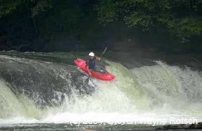 DSC_2948 red kayak over the falls