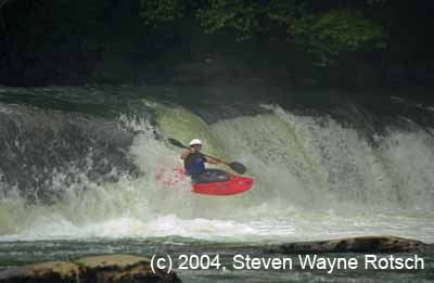 DSC_2949 red kayak over falls