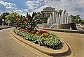 DSC_8700 South Fountain and Banana Plants 13x19 early fall.jpg